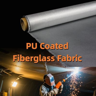 Dual-Coated (High-Silica & PU) Fiberglass Fabric | 460 g/sqm, 0.41 mm | Fireproof & Thermal Insulation