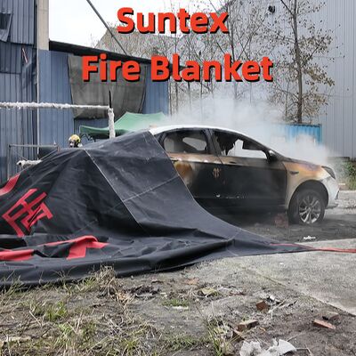 회색 고성능 Suntex 방화 담요는 EV 안전을 위해 산소 결핍을 통해 배터리 열 폭주를 늦춥니다.