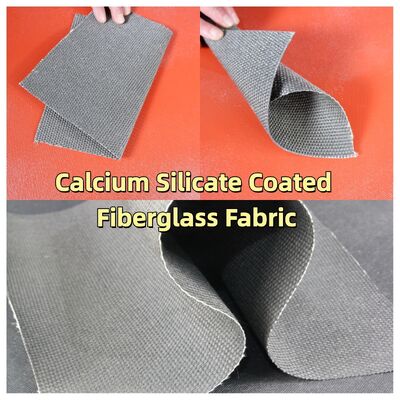 High Temperature Insulation Calcium Silicate Coated Fiberglass Fabric