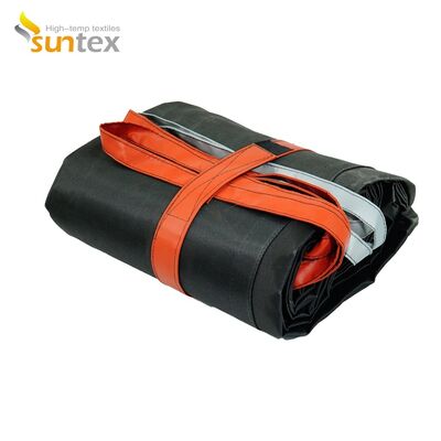 Heavy Duty EV Car Fire Blanket with 550℃/1000℃ Thermal Resistance for Oxygen Deprivation and Easy Deployment