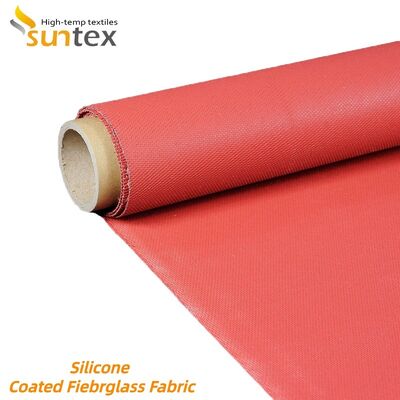 Fireproof Waterproof Chemical Corrosion Resistant Silicone Coated Fiberglass Fabric High Silica Fiberglass Cloth