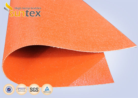 Fireproof Heat-Resistant Silicone-Coated Fiberglass Fabric (850g/m²)
