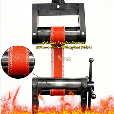 도매 맞춤형 방화 850g/m2 내열 실리콘 코팅 유리 섬유 직물