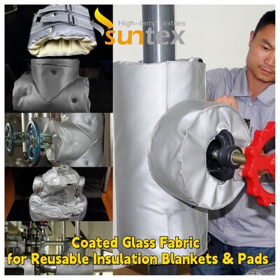 1000°C 내열 유리 섬유 천 열 차단 직물 (방수 및 방유 기능, 맞춤형 사이즈)