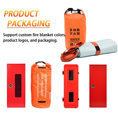 화재 안전에 대한 550°C/1000°C 열 저항과 산소 부족으로 화염 retardant EV 자동차 화재 담요