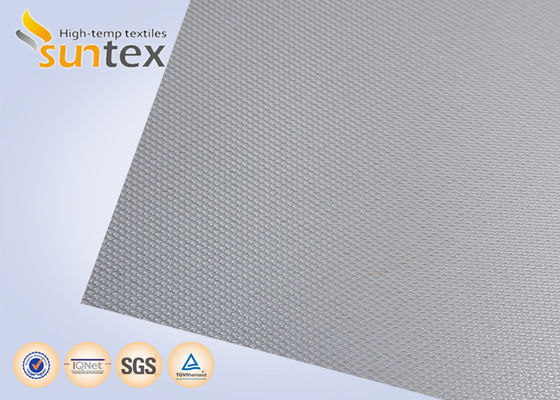 Fireproof High Temperature Retardant Plain Woven Chemical Resistance Waterproof Silicone Rubber Coated Fiberglass Fabric Cloth