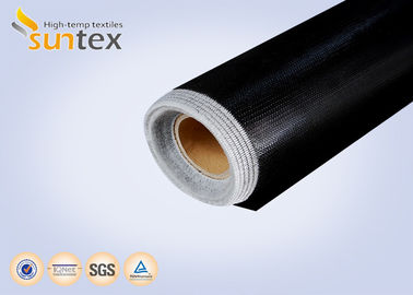 불 retardant 실리콘 코팅 유리섬유 천체 온도 저항 -50C ~ 500C, 400g/sqm 무게와 0.3mm 두께