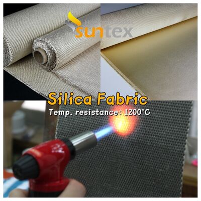 고온 유리섬유 천 8H 사틴 직물 구조로 1000도까지 우수한 열 저항을 제공합니다.