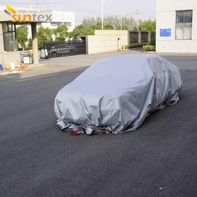 회색 550°C/1000°C 전기차 화재 안전용 산소 부족으로 열 저항 불 덮개