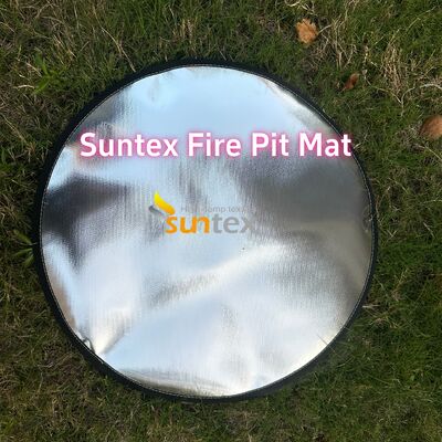 550°C Heat Resistant Fire Pit Mat with Customizable Size and Multi-Layer Structure for Outdoor Safety