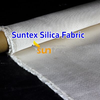 High Silica Fiberglass Cloth with 96% SiO2 Content and 1000℃ Temperature Resistance in 18 oz/sqy Unit Weight