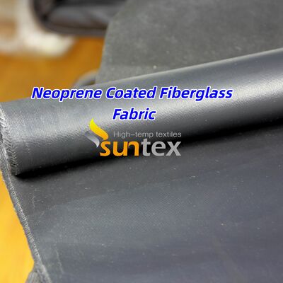 High Temperature Resistance Chemical Resistant Flame Retardant Neoprene Coated Fiberglass Fabric for Industrial Applications