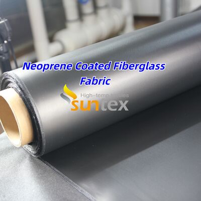 High Temperature Resistance Flame Retardant Neoprene Coated Fiberglass Fabric for Chemical Resistant Applications