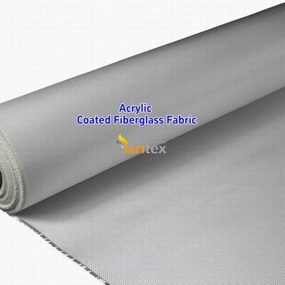 Acrylic Coated Fire Resistant Fiberglass Fabric with 550 Degree C Temperature Resistance for Welding Blankets - Easy to Sew and Cut