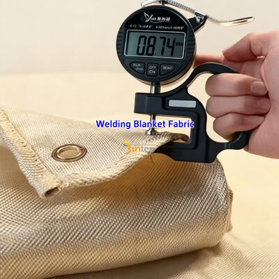 아크릴 코팅과 맞춤형 크기로 1000°F까지 온도 내성 유리 섬유 용접 담요