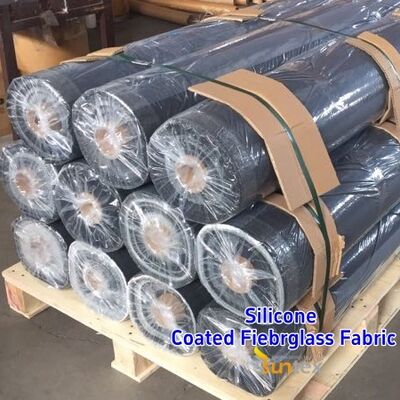 산업용 고온 저항 실리콘 코팅 유리 섬유 직물