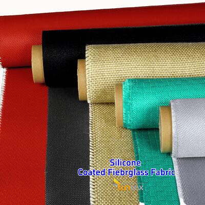 산업용 고온 내화 방염 실리콘 코팅 유리 섬유 직물
