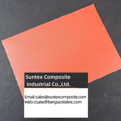 Heat Resistant High Temperature Fireproof Silicone Coated Fiberglass Fabric for Industrial Applications