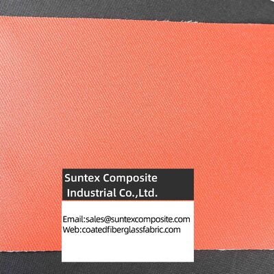 High Temperature Fireproof Alkali Free E-Glass Silicone Coated Fiberglass Fabric for Industrial Applications