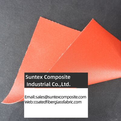 High Temperature Fireproof Alkali Free E-Glass Silicone Coated Fiberglass Fabric for Industrial Applications