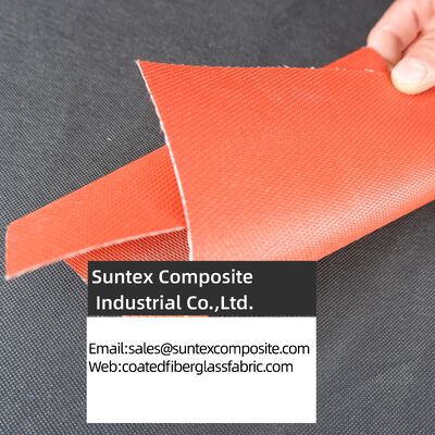 Heat Resistant High Temperature Fireproof Silicone Coated Fiberglass Fabric for Industrial Applications