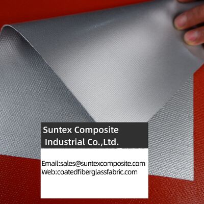 Flame-retardant High Temperature Resistance Silicone Coated Fiberglass Fabric with 4H Satin Weave