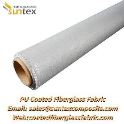 High Temperature Resistant Fire Resistant Polyurethane Coated Fiberglass Cloth for Fireproof Fabric