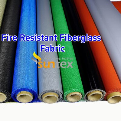 High Temperature Resistance Fire Retardant High Silica Fiberglass Cloth