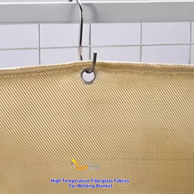 불 retardant 유리 섬유 용접 담요 최대 550°C에 내열 액릴 코팅 불 담요