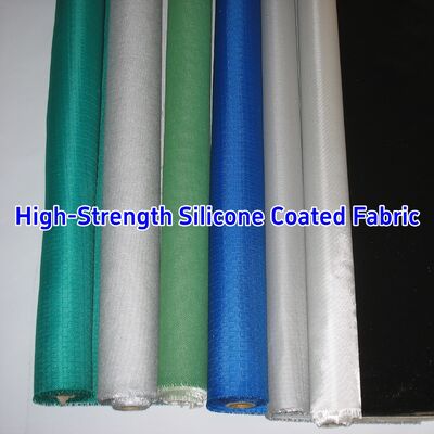 590 g/sqm 0.45 mm Thickness Silicone Coated Fiberglass Fabric With -50℃ to 550℃ Standing Temperature