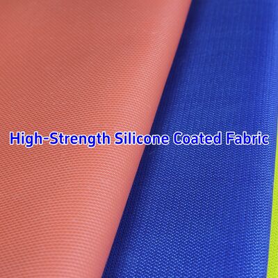 Multiple Colors Customized Smoke Blocking Fireproof Silicone Coated Fiberglass Fabric for Heat Resistant Insulation