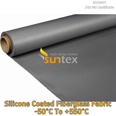 Silicone Rubber Coated Glass Fiber Fabric Fiberglass Cloth