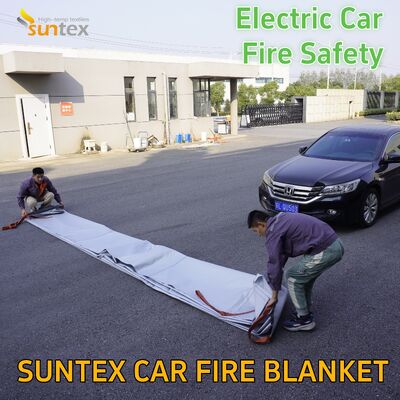 EV 배터리 화재에 대한 고급 6 * 8M 유리 섬유 화재 담요