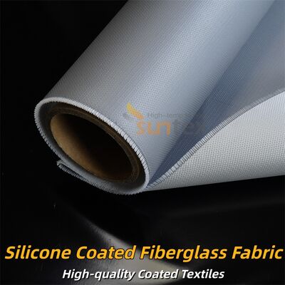 Fire Retardant Double Sided Silicone Coated Fiberglass Fabric for Heat Insulation Applications