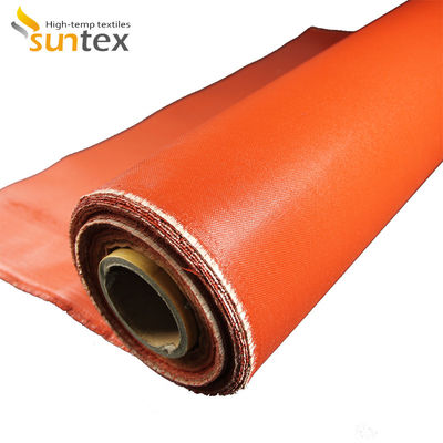 Heat Resistant Silicone Coated Fiberglass Cloth - Fireproof Insulation Fabric